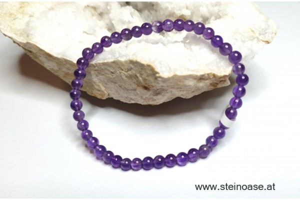 Armband Amethyst - 4mm